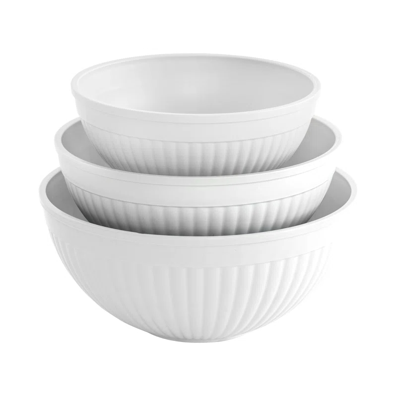 Nordic Ware 3-Piece Prep & Serve Mixing Bowl Set