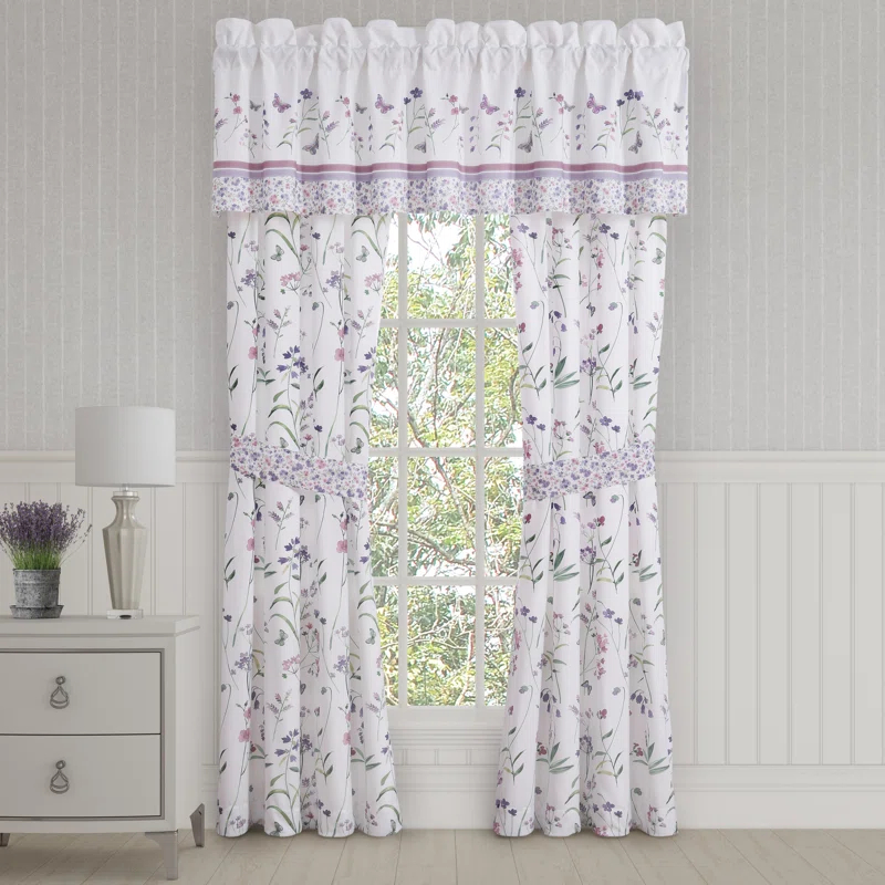 Nola Window Straight Valance Lilac