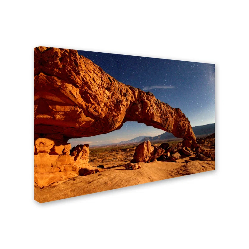 Trademark Fine Art Mike Jones " Utah Sunset Arch " by Mike Jones Photo
