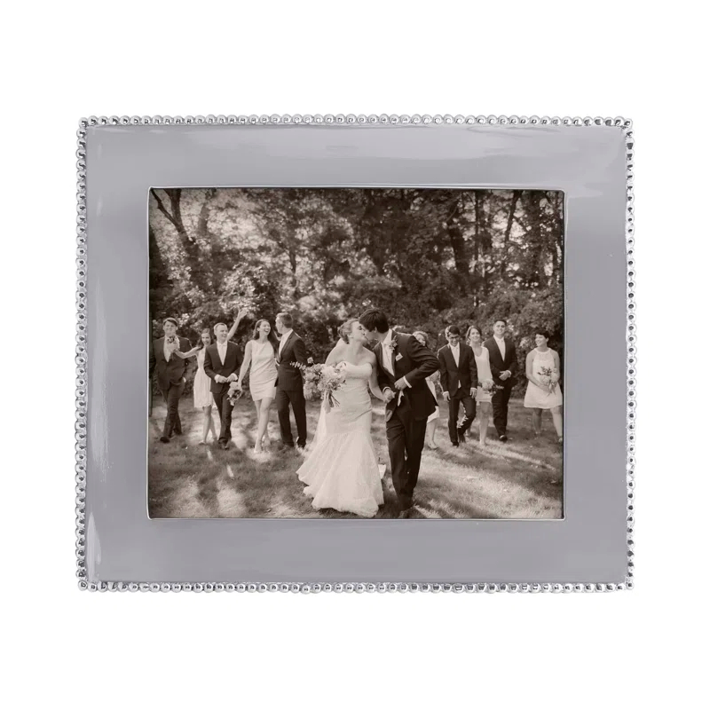 Beaded Metal Picture Frame