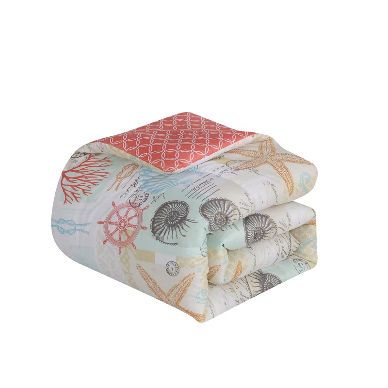 Avondale Manor Belize Coastal Abstract Comforter Set