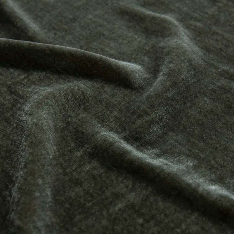 Stella Solid Faux Silk Velvet Romantic Western 14x42 inch Long Lumbar Pillow