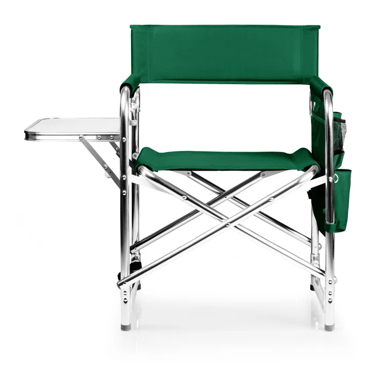 Picnic Time Sports Outdoor Portable Camp Chair with Side Table