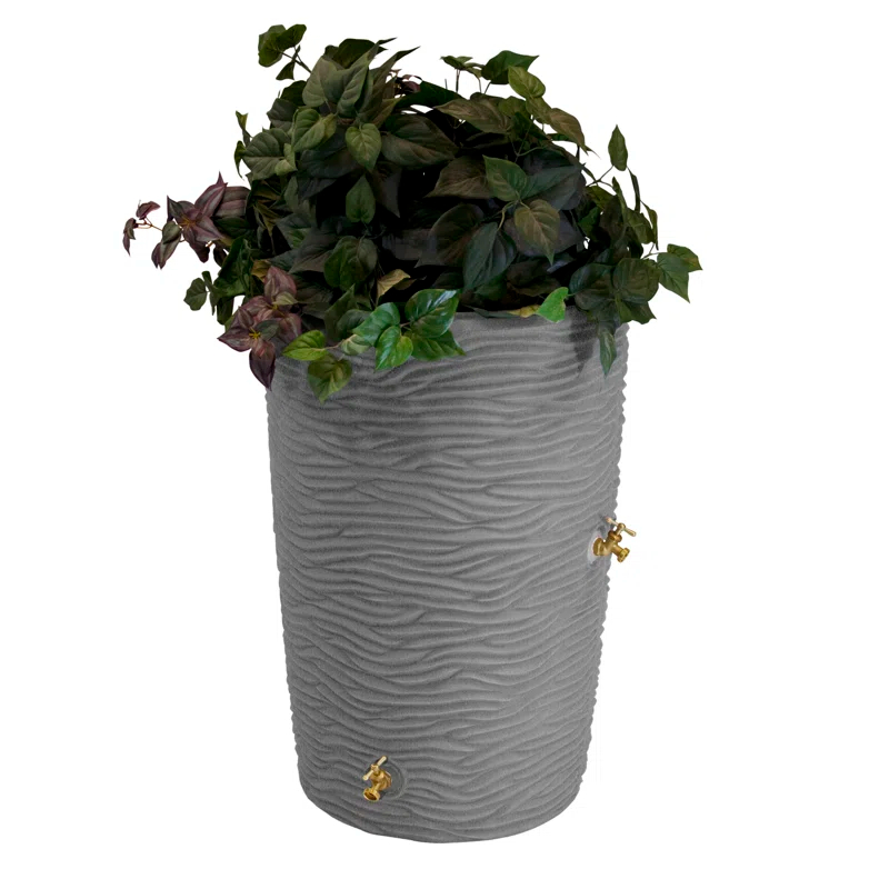 Good Ideas Good Ideas 50 Gallons Plastic Drainable Planter Rain Barrel