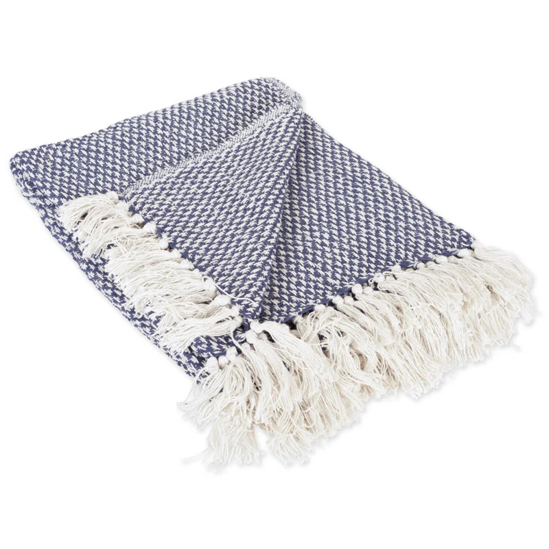 Design Imports Hand Woven Throw Blanket
