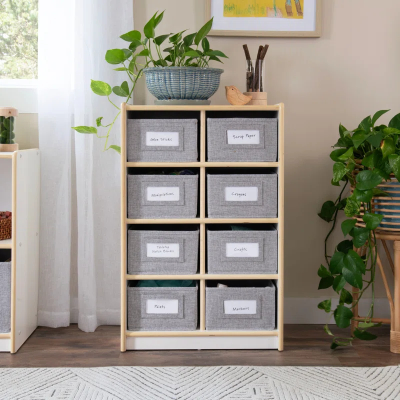 EdQ Essentials Bin Cubby Storage Organizer