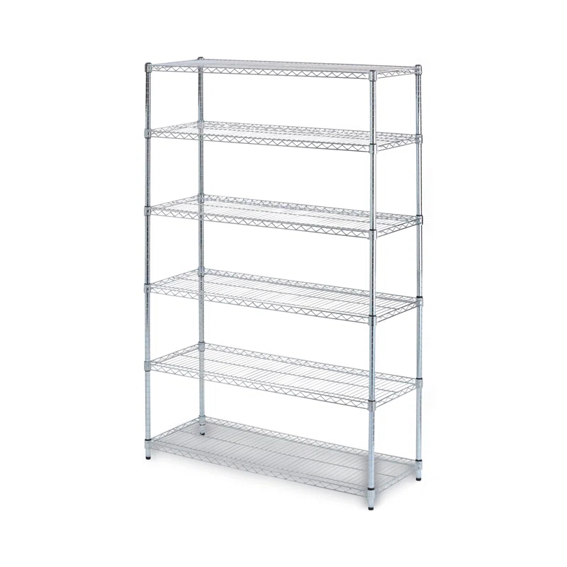 17 Stories Joan 72" H x 48" W x 18" D Commercial Wire Shelving