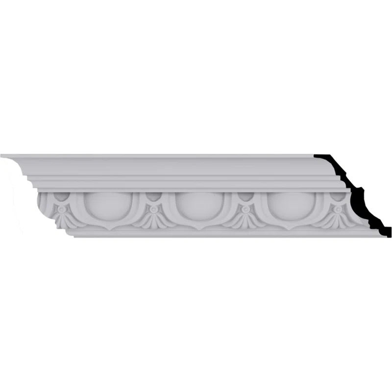 Ekena Millwork 5 5/8"H x 5 1/4"P x 7 5/8"F x 94 1/2"L, (6" Repeat), Artis Crown Moulding