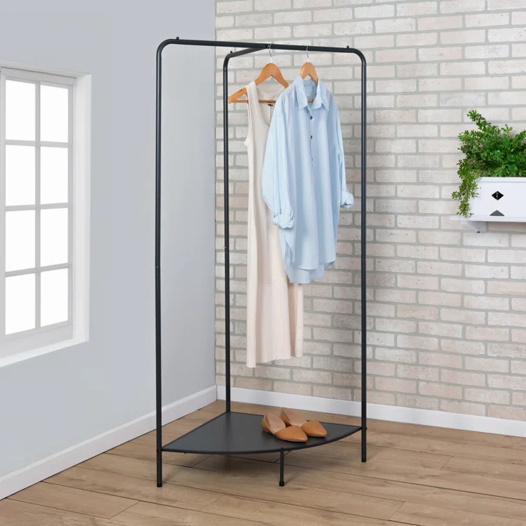 Rebrilliant Mailie 24'' Metal Clothing Rack