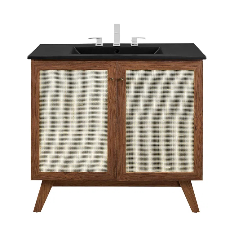 Modway Modway Soma 36'' Free Standing Single Bathroom Vanity with Manufactured Wood Top