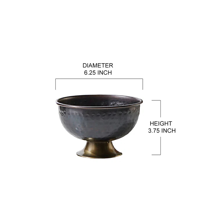 Williston Forge Murley Copper / Copper Plated Decorative Bowl 1