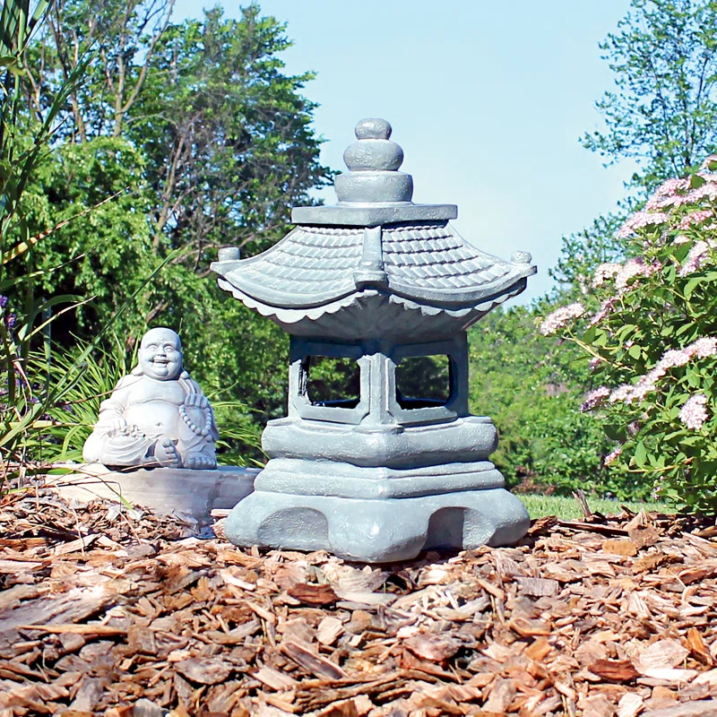 Design Toscano Chengdu Pagoda Asian Lantern Statue