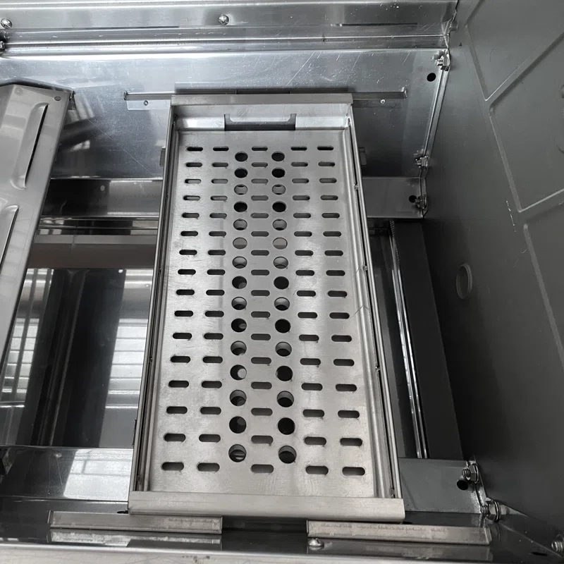 Prokan Prokan 6.83'' W x 14.7'' D Stainless Steel Charcoal Tray