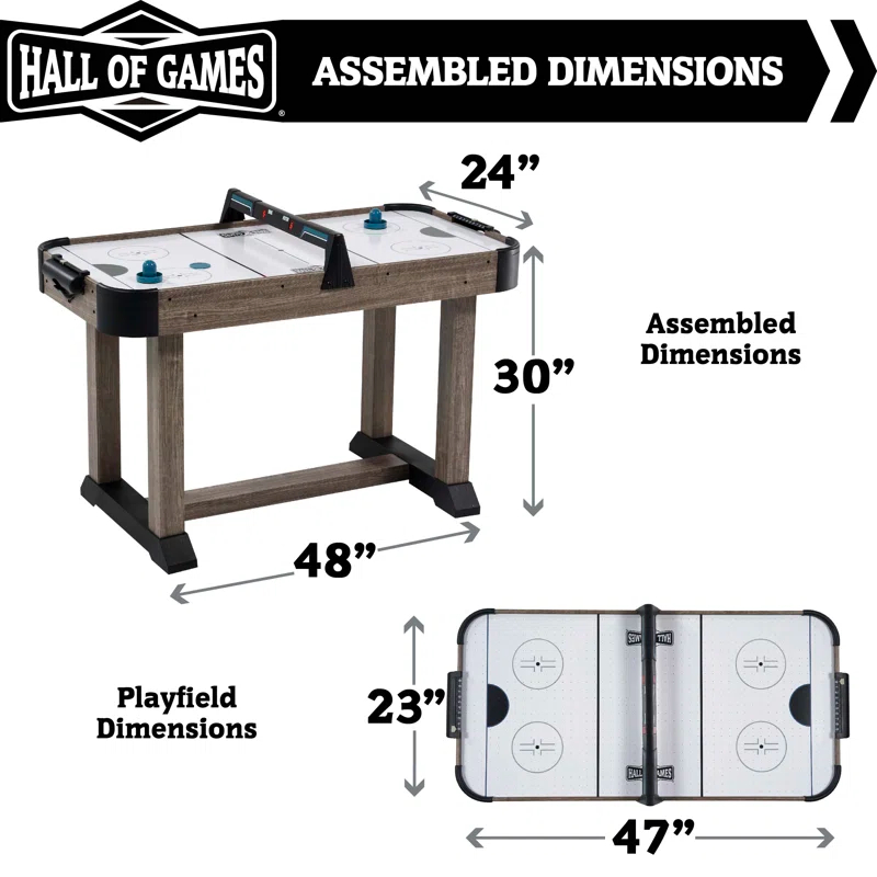 Hall Of Games  Charleston 48" Air Powered Hockey Table