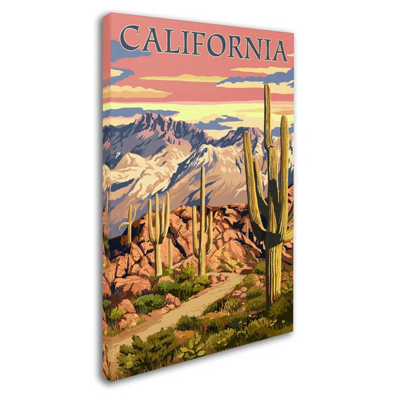 Trademark Fine Art Lantern Press " Desert " by Lantern Press