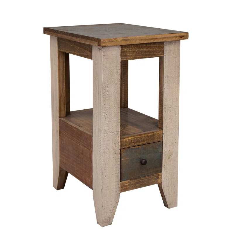Benjara Fena End Table with Storage