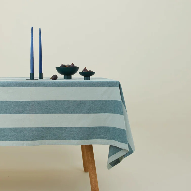 Essential Striped Tablecloth