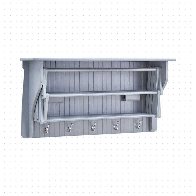 Latitude Run® Collapsible Accordion Wall Mounted Drying Rack & Reviews | Wayfair