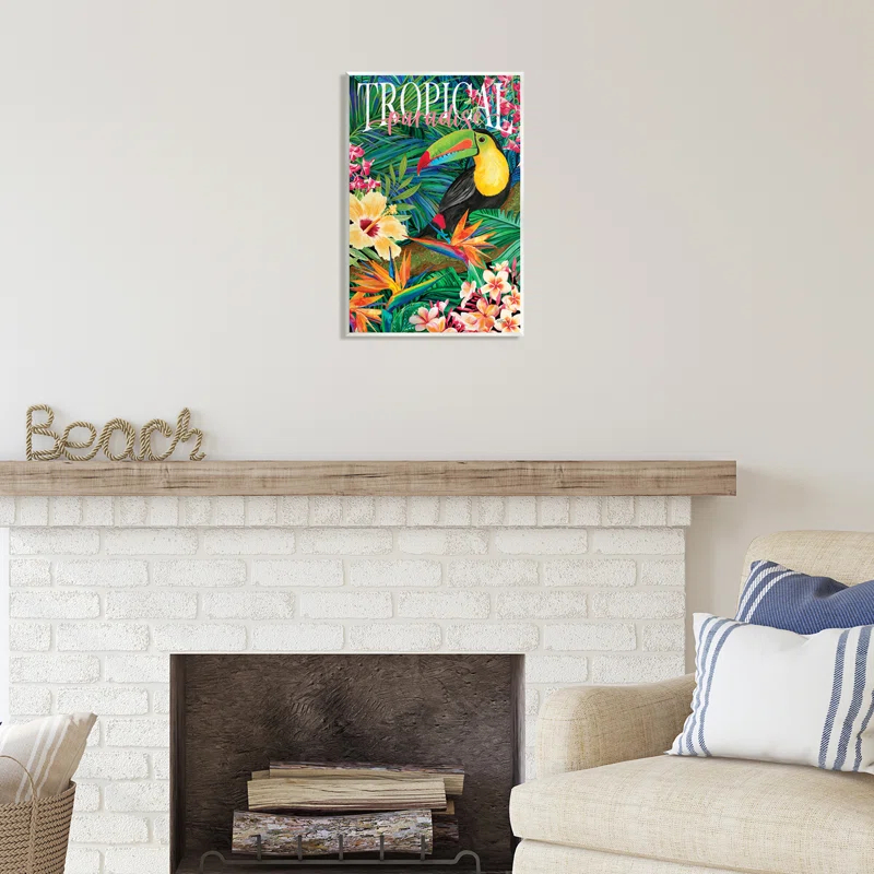 Stupell Industries " Tropical Paradise Toucan "