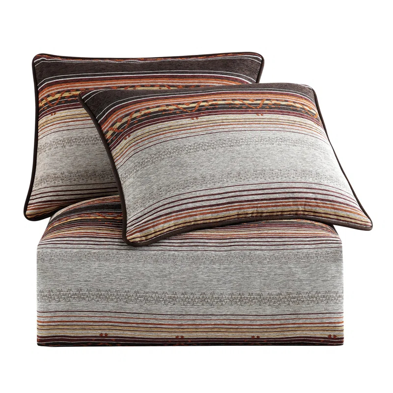 Paseo Road by HiEnd Accents Estes Chenille Jacquard Southwestern Lodge Comforter Set
