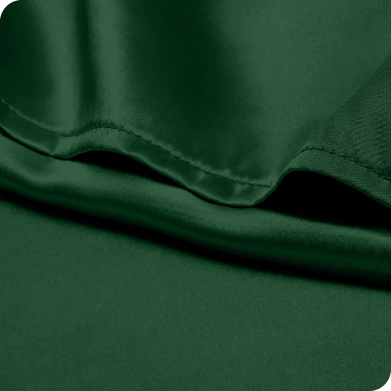 Bare Home Soft Poly Satin Pillowcase Set