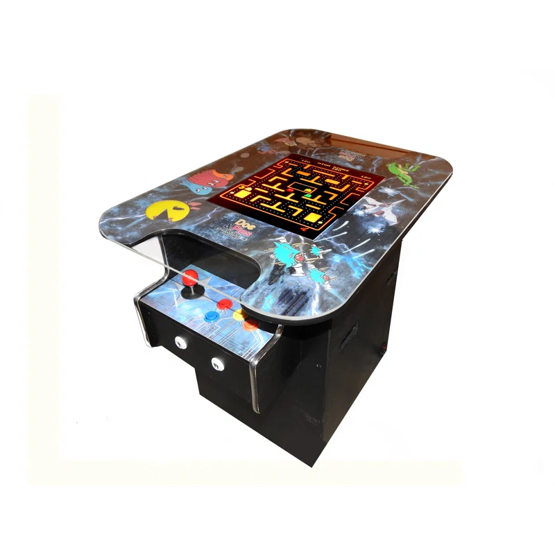 60 Classic Retro Games Cocktail Arcade Machine for Home or Work - Full Size - 2-Player