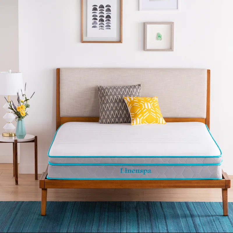 Linenspa Essentials Linenspa Essentials 10 In. Medium Gel Memory Foam Hybrid Mattress