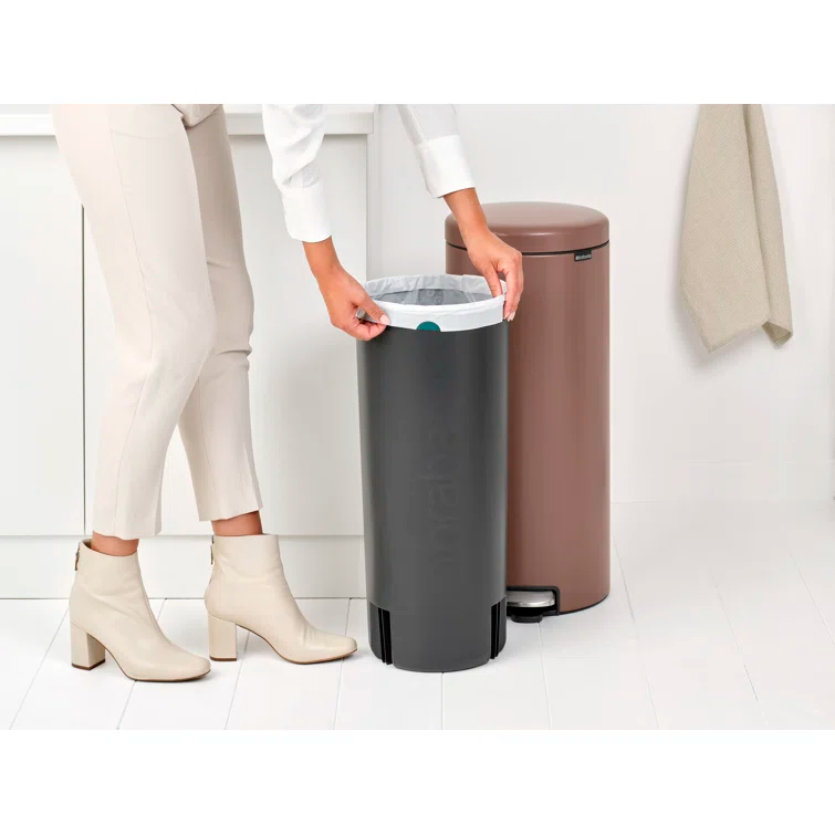 Brabantia NewIcon Step On Trash Can, 8 Gallon (30 Liter)