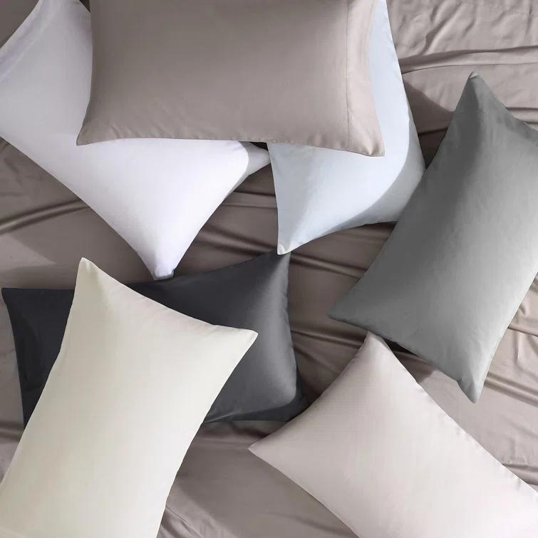 Vera Wang Puckered Texture Vera Wang T800 Sateen Solid CVC Sheet Set