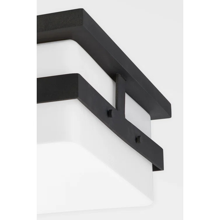 Travers Indoor / Outdoor Flush Mount Light - Black