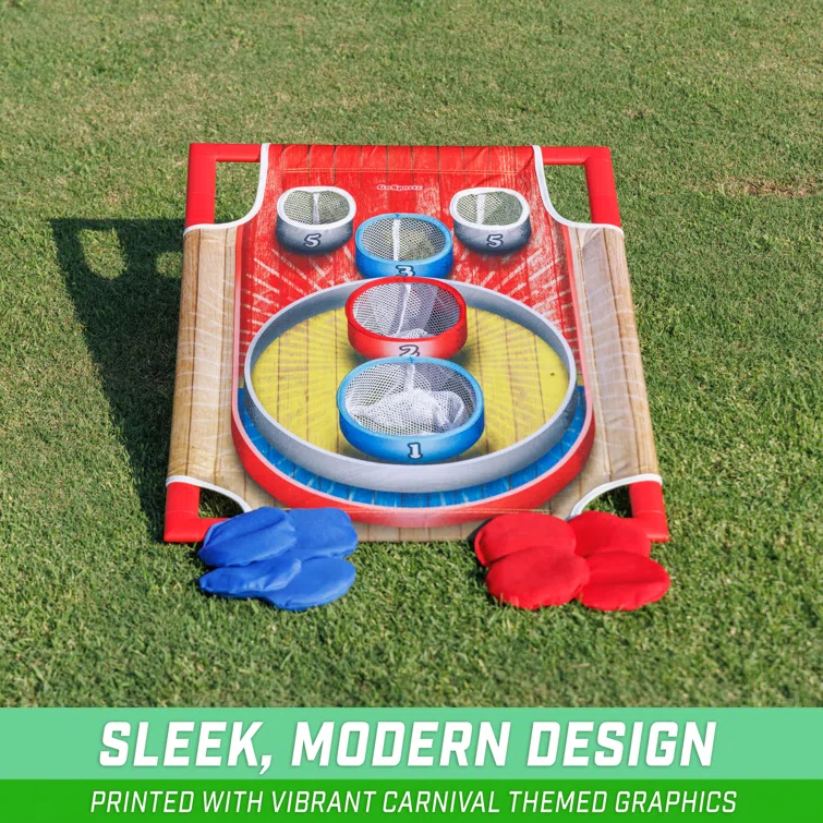 GoSports Gosports Cornhole Bean Bag Toss Game - Includes 1 Target, 8 Bean Bags, And Carrying Case