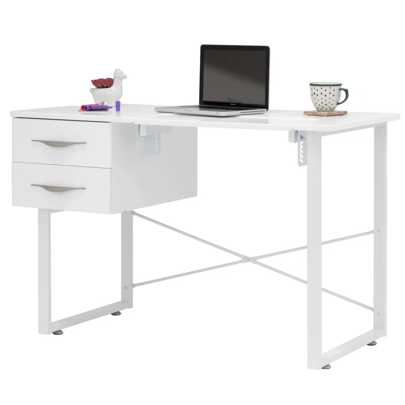 Sew Ready 47.25'' x 23.5'' Sewing Table with Sewing Machine Platform