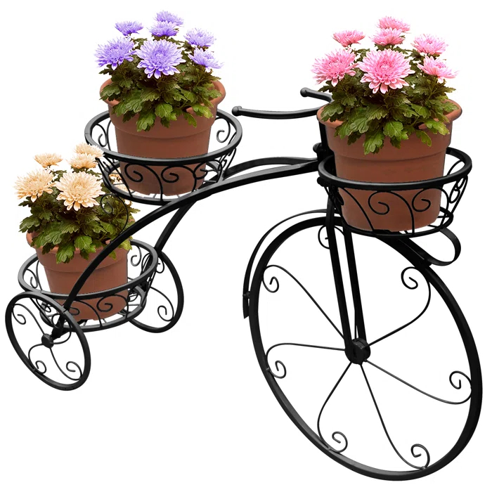 Sorbus Sorbus Tricycle Plant Stand and Flower Pot Holder