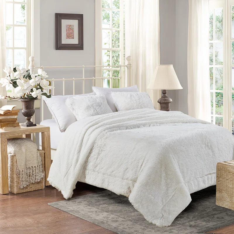 Chanasya Shaggy Shaggy Super Elegent Sherpa Long Fur Throw