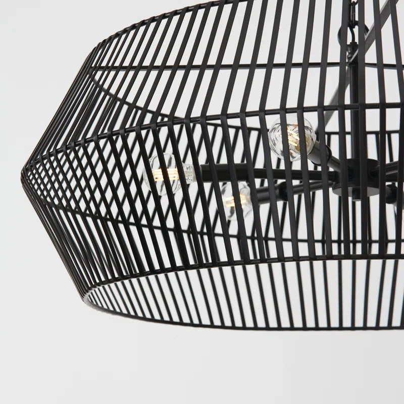 Capital Lighting Kaiya 6 - Light Dimmable Cage Chandelier