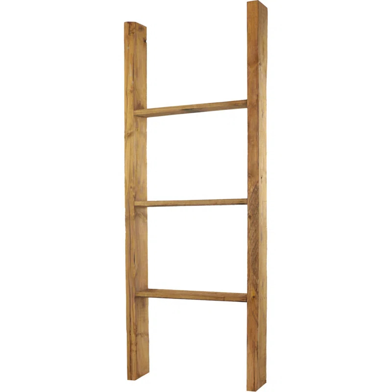 Ekena Millwork Vintage Farmhouse Rung Decorative Ladder