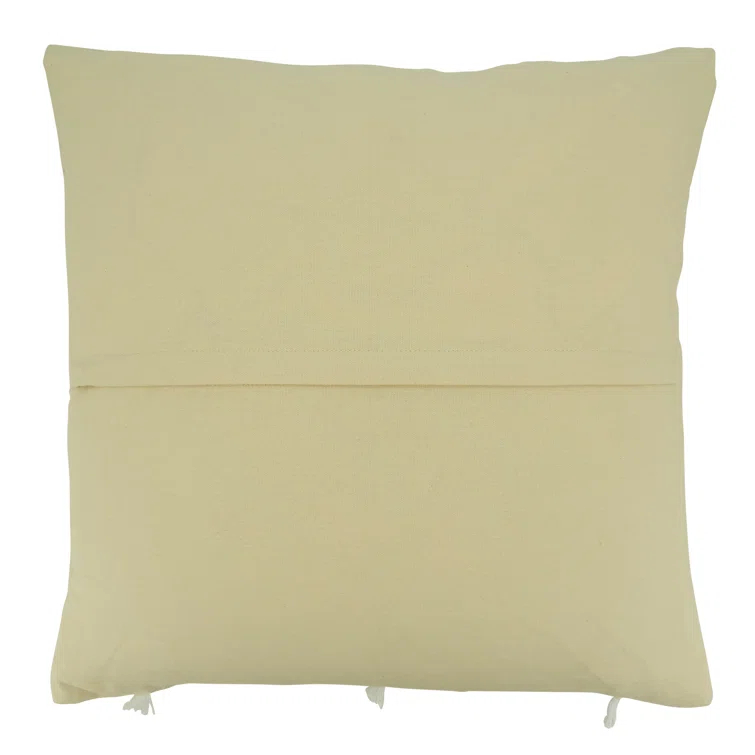 Saro Elka Collection Cotton Throw Pillow