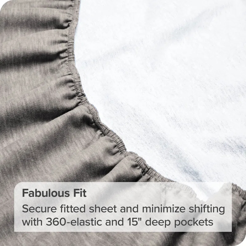 Bare Home Flannel Machine Woven Sheet Set