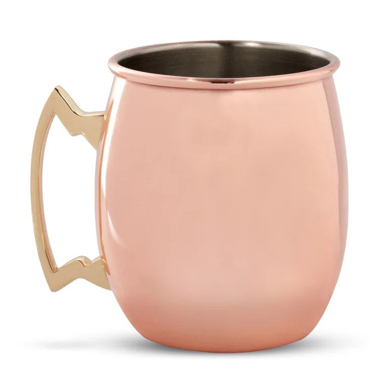 Cambridge Silversmiths 20 oz. Stainless Steel Moscow Mule Mug (Set of 4)