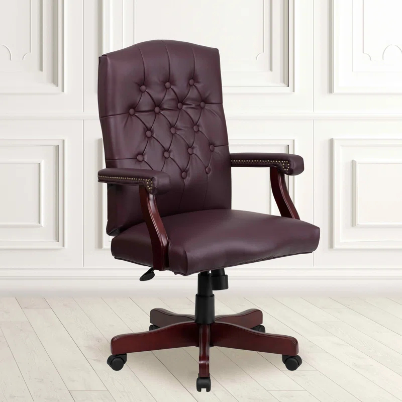 Flash Furniture Executive Swivel Office Chair with Arms