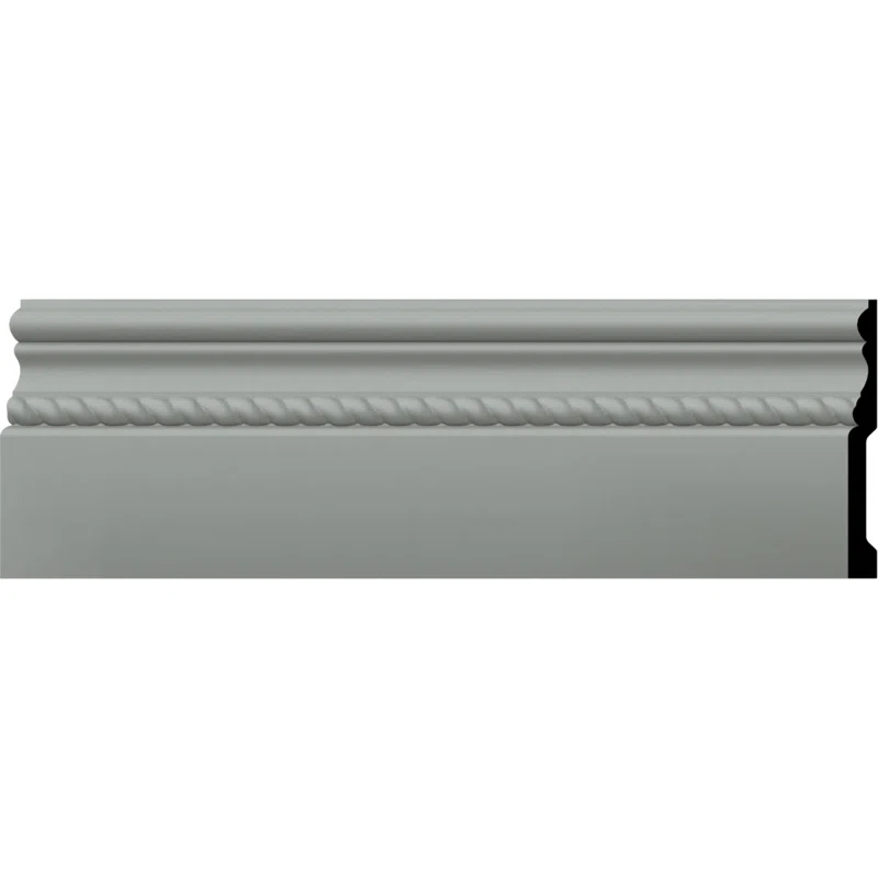 Ekena Millwork Oslo Rope Baseboard Moulding (12-Pack)