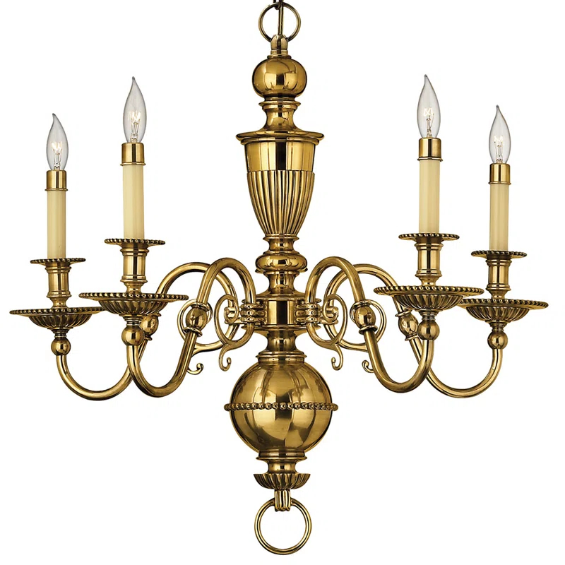 Hinkley Cambridge 5-Light Candle Single Tier Chandelier