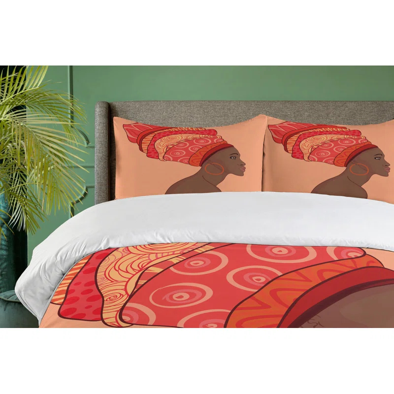 Ambesonne African Modern & Contemporary Duvet Cover Set