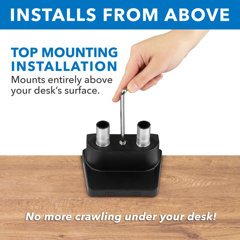 Mount-It Height Adjustable Articulating Dual Monitor Arm Mount Desk Stand | For 17 - 32 in. Screens