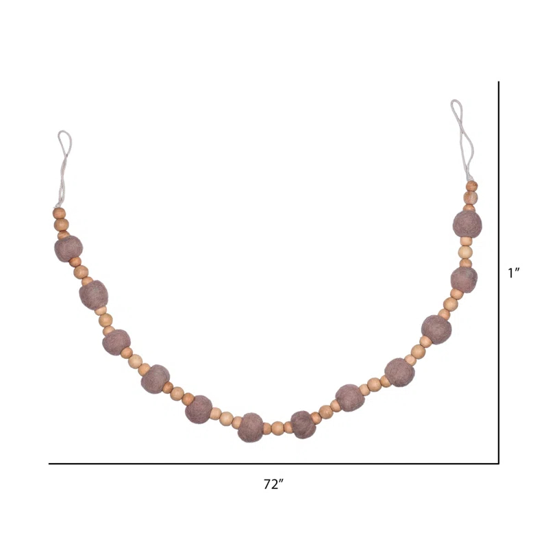 Vickerman Wool / Felt 72'' Novelty Garland Garland