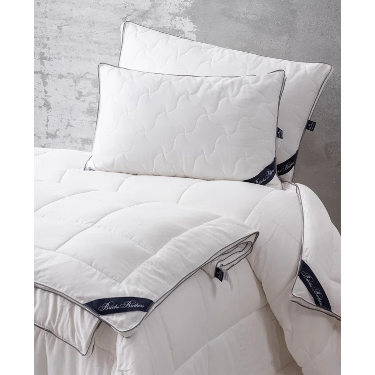 Brooks Brothers Fill Power All Season Tencel Down Alternative Comforter