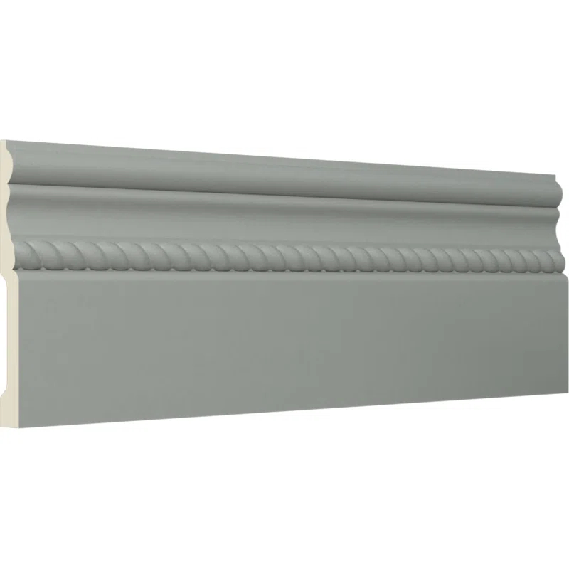 Ekena Millwork Oslo Rope Baseboard Moulding (12-Pack)