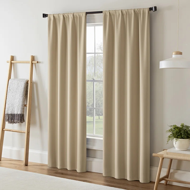 Eclipse Darrell Energy Saving Blackout Grommet Curtain Panel & Reviews | Wayfair