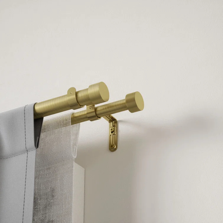 Cappa Drapery Solutions Double Curtain Rod