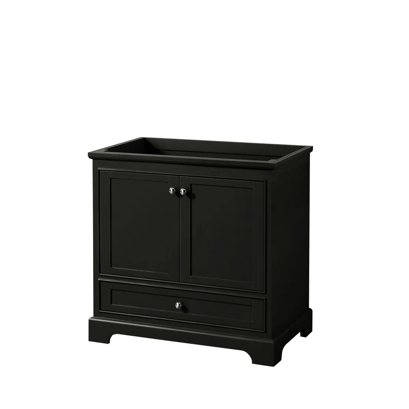 Wyndham Collection Deborah 35" Single Bathroom Vanity Base Only